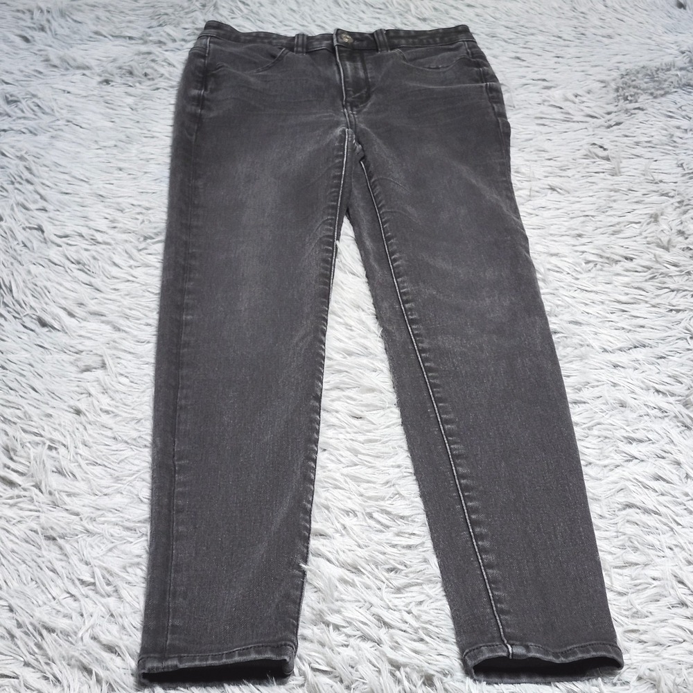 American Eagle Highest Rise Jegging Womens 4 4R Black Super Stretch Denim Jeans